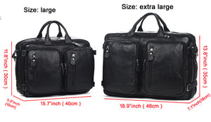 Multi-Function Full Grain Genuine Leather Travel Bag