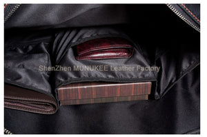 Luxury Genuine Leather Men Shoulder Bag