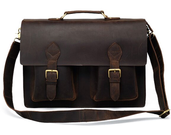 Vintage Genuine Leather Briefcase