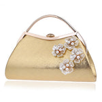 Wedding Party Shell Flower Accessory Evening Bag