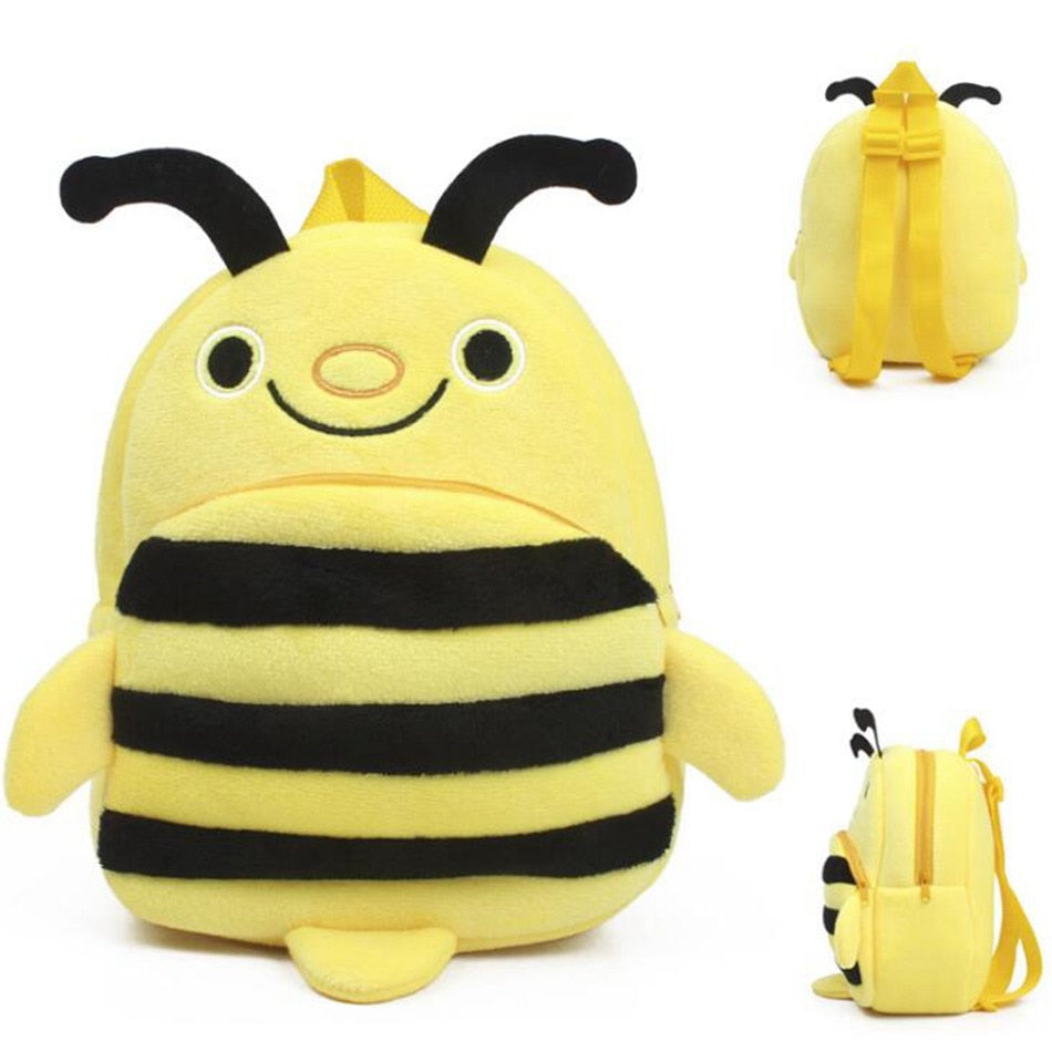 Plush Children Bee Backpacks