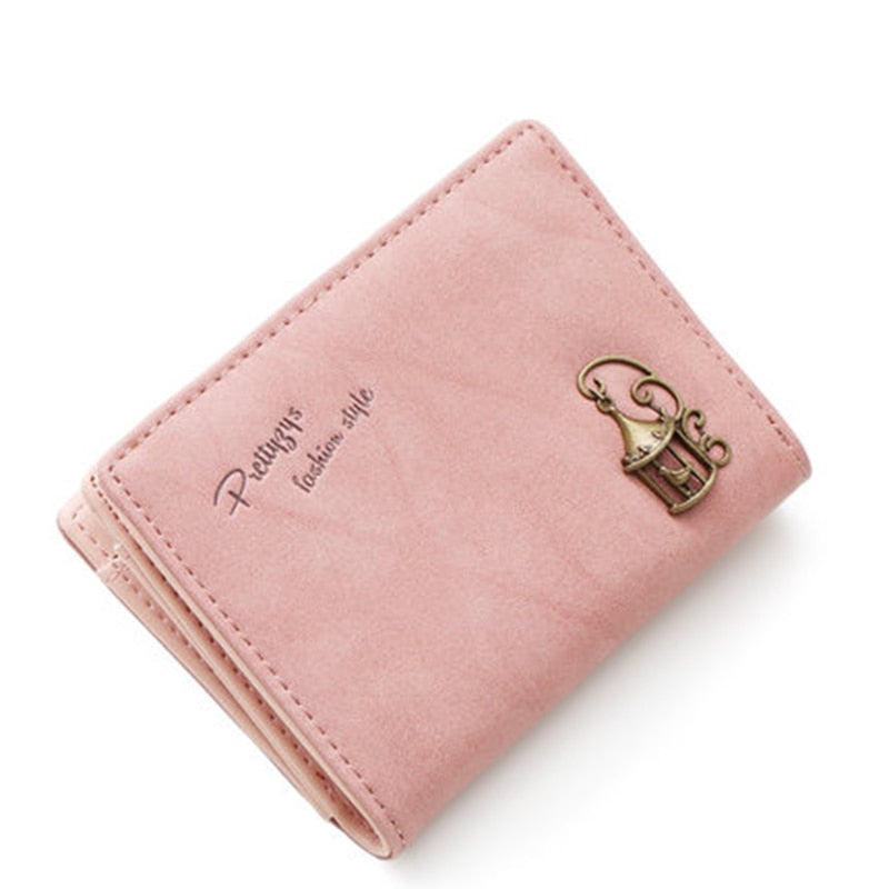 Lovely PU Leather Small Women Wallet