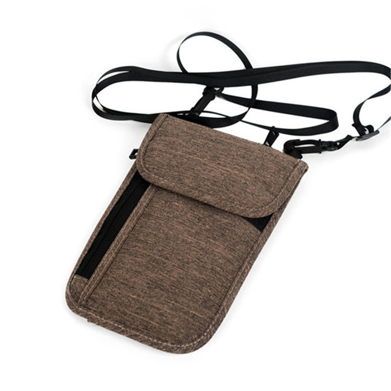 Neck Hanging Travel Accessory Passport Cover