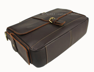 Vintage Men Briefcase Genuine Leather Briefcase