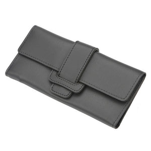 Leather Long Design Solid Purses Woman Phone Cion Card Holders