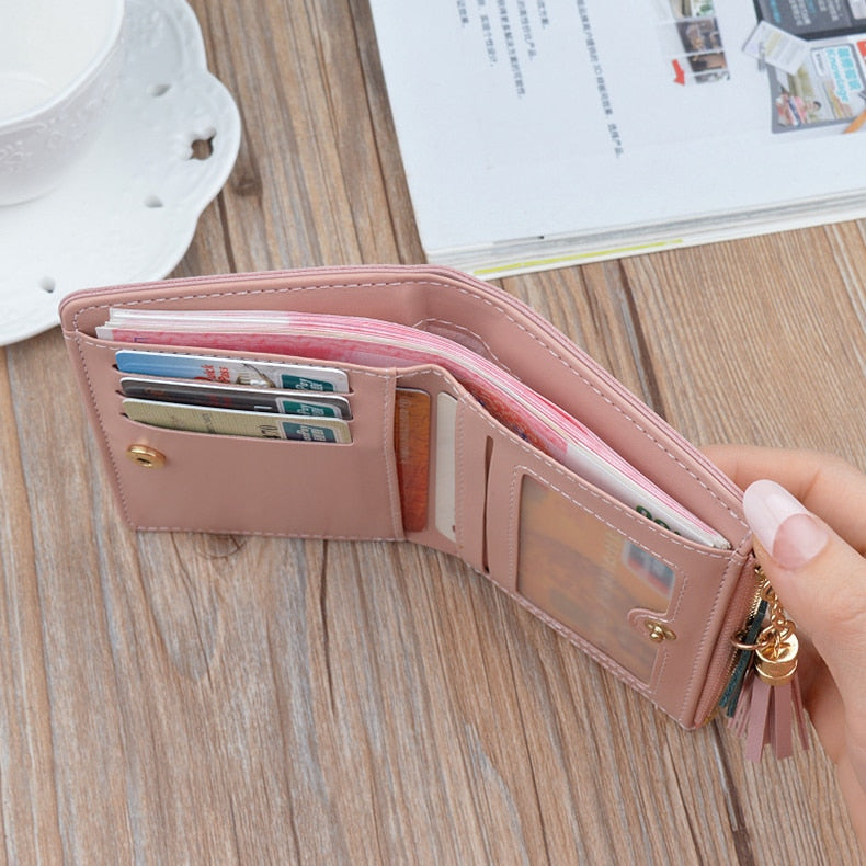 Geometric Women Clutch Pink Wallet