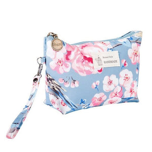 Travel Flower Pattern Women Cosmetic Bag