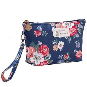 Travel Flower Pattern Women Cosmetic Bag