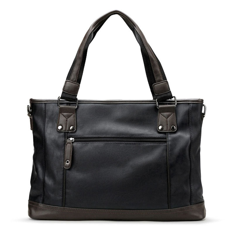 Men's Briefcase Shoulder Bags For Business Vintage