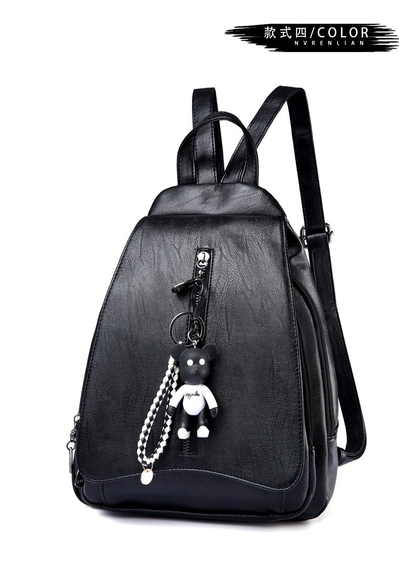 High Quality PU Leather Women Backpack