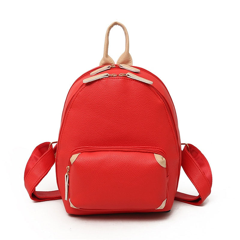 Women's PU Leather Backpack
