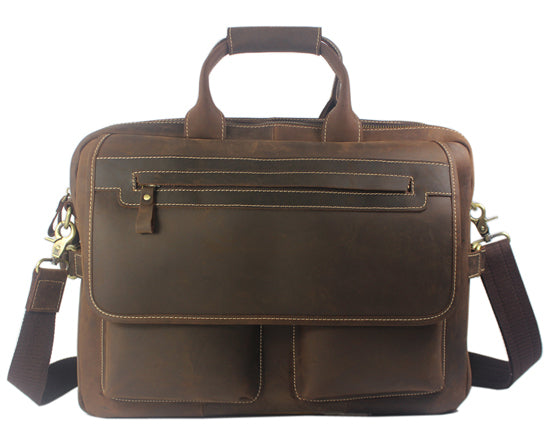 High Class Italian Genuine Leather Men Briefcase