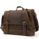 12inch Business Men's Genuine Leather Briefcase