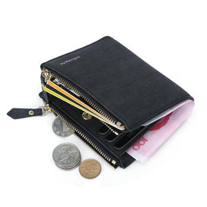 Soft PU Leather Short Wallet