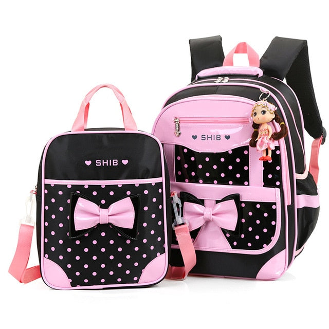 Fashion Dots Children School Bags for Girls