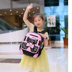 Fashion Dots Children School Bags for Girls